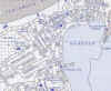 Map of route from Tate Gallery to Hepworth Museum, St. Ives, Cornwall 1