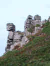 Rock formations on the path from Zennor to Gurnard's Head 1