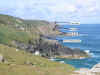 The view ahead from Clodgy Point, St. Ives, Cornwall