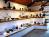 The showroom at the Leach Pottery, St. Ives, Cornwall
