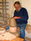 Trevor Corser working at the Leach Pottery, St. Ives, Cornwall 6